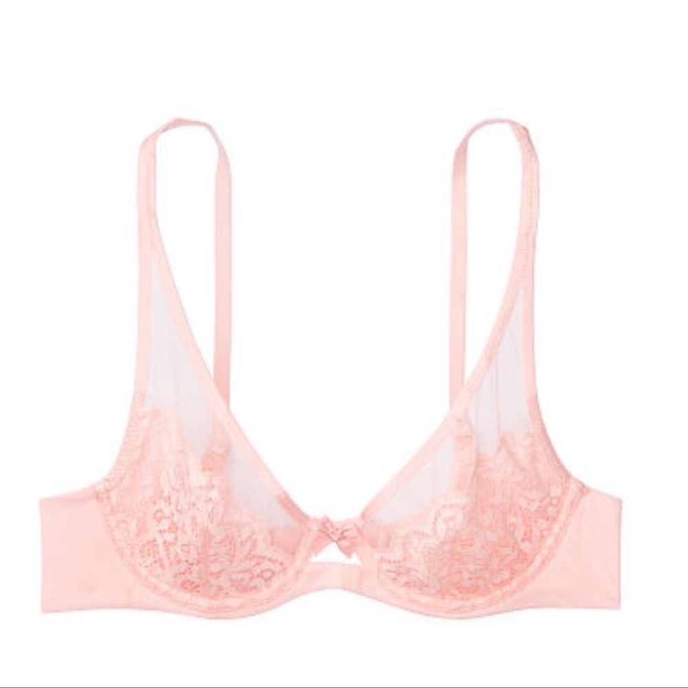 NIB VS BODY BY VICTORIA LACE BRA WITH MESH
